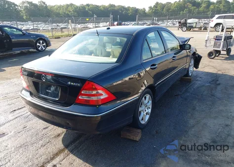 2007 Mercedes-Benz C 280 Luxury 4Matic из США, поврежденный, VIN WDBRF92H57F887369